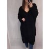 Šaty pletené dlouhý rukáv dámský nadrozměr (3XL/4XL ONE SIZE) ITALSKÁ MÓDA IM821028 (Velikost 3XL/4XL, Barva béžová)