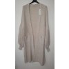 Cardigan pletený dlouhý rukáv dámský ( 3XL/4XL ONE SIZE) ITALSKÁ MÓDA IMD21882