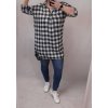 Šaty košilové dlouhý rukáv dámské (L/XL ONE SIZE) ITALSKá MóDA IM720518 (Velikost S/M/L, Barva bílá)