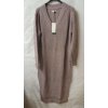 Šaty pletené dlouhý rukáv dámský nadrozměr (2XL/3XL ONE SIZE) ITALSKÁ MÓDA IM821201226 (Velikost 2XL/3XL, Barva Černá)