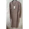 Šaty pletené dlouhý rukáv dámský nadrozměr (2XL/3XL ONE SIZE) ITALSKÁ MÓDA IM821201226 (Velikost 2XL/3XL, Barva Černá)