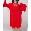 Šaty dlouhý rukáv dámské nadrozměr (3XL/4XL ONE SIZE) ITALSKÁ MÓDA IMWQ21211 (Velikost 3XL/4XL, Barva Černá)