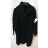 Svetr/Šaty dlouhý pletený s rolákem dlouhý rukáv dámský nadrozměr (3XL/4XL ONE SIZE) ITALSKÁ MÓDA IM4212773 (Velikost 3XL/4XL, Barva Černá)