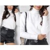 Svetr rolák dlouhý rukáv dámský (S/M ONE SIZE) ITALSKÁ MÓDA IMWG216662/DR (Velikost S/M/L, Barva zelená mintova)