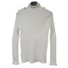 Svetr tenký dlouhý rukáv dámský (S/M ONE SIZE) ITALSKÁ MÓDA IMWA216909 (Velikost S/M/L, Barva bílá)