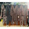 Šaty elegantní dlouhý rukáv dámské (UNI S/L) ITALSKÁ MÓDA IMWD20417 (Velikost S-L, Barva Černá)
