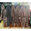 Šaty elegantní dlouhý rukáv dámské (UNI S/L) ITALSKÁ MÓDA IMWD20417 (Velikost S-L, Barva Černá)