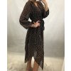 Šaty elegantní dlouhý rukáv dámské (UNI S/L) ITALSKÁ MÓDA IMWD20417 (Velikost S-L, Barva Černá)