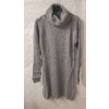 Svetr proudloužený šaty pletený dlouhý rukáv dámský (uni M/L) TURECKÁ MóDA TM920222 (Velikost M/L, Barva hnědá camel)