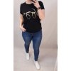 Tričko krátký rukáv dámské voyage (uni s/m) SWEETISIMA ITALSKá MóDA IMD20023/DR (Velikost S/M/L, Barva bílá)