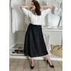 Sukně teplá dlouhá dámská (S/M/L ONE SIZE) ITALSKÁ MÓDA IM7211044/DUR (Velikost M/L, Barva vínová)