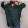 Košile oversize dlouhý rukáv dámské (2XL/3XL ONE SIZE) ITALSKÁ MÓDA IMWB22109 (Velikost 2XL/3XL, Barva červená)
