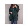 Košile oversize dlouhý rukáv dámské (2XL/3XL ONE SIZE) ITALSKÁ MÓDA IMWB22109 (Velikost 2XL/3XL, Barva červená)