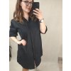Košile oversize dlouhý rukáv dámské nadrozměr (2XL/3XL OEŇE SIZE) ITALSKÁ MODA IMD22062/DR