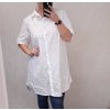 Košile oversize dlouhý rukáv dámské nadrozměr (2XL/3XL OEŇE SIZE) ITALSKÁ MODA IMD22062/DR