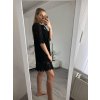 Šaty krajkové 3/4 rukáv dámské (L/XL ONE SIZE) ITALSKÁ MÓDA IM422286/DR (Velikost S/M/L, Barva bílá)