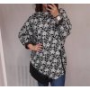 Tunika dlouhý rukáv dámská (L/XL ONE SIZE) ITALSKá MóDA IM4211505/DR (Velikost S/M/L, Barva květovaná)