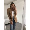 Sako elegantní dlouhý rukáv dámské (S/M ONE SIZE) ITALSKÁ MÓDA IMWB22635/DR (Velikost S/M/L, Barva červená)