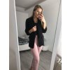 Sako elegantní dlouhý rukáv dámské (S/M ONE SIZE) ITALSKÁ MÓDA IMWB22635/DR (Velikost S/M/L, Barva červená)