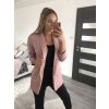 Sako elegantní dlouhý rukáv dámské (S/M ONE SIZE) ITALSKÁ MÓDA IMWB22635/DR (Velikost S/M/L, Barva červená)