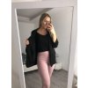 Sako elegantní dlouhý rukáv dámské (S/M ONE SIZE) ITALSKÁ MÓDA IMWB22635/DR (Velikost S/M/L, Barva červená)