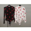 Body dlouhý rukáv dámské (S/M ONE SIZE) ITALSKÁ MÓDA IMWY21039 (Velikost S/M/L, Barva bílá)