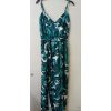 Šaty dlouhé letní na ramínkách dámské (S/M ONE SIZE) ITALSKÁ MÓDA IMWD215719/DR (Velikost S/M/L, Barva Černá)