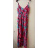 Šaty dlouhé letní na ramínkách dámské (S/M ONE SIZE) ITALSKÁ MÓDA IMWD215719/DR (Velikost S/M/L, Barva Černá)