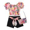 Dívčí komplet tílko kraťasy IVD21061