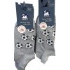 Ponožky kotníkové veselé fotbalový míč pánské (39-41, 42-44, 45-47) POLSKÁ MÓDA DPP22128