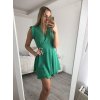 Šaty elegantní letní bez rukávů dámské (S/M ONE SIZE) ITALSKÁ MÓDA IMD22201/DR (Velikost S/M/L, Barva béžová)