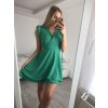 Šaty elegantní letní bez rukávů dámské (S/M ONE SIZE) ITALSKÁ MÓDA IMD22201/DR (Velikost S/M/L, Barva béžová)