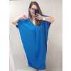 Šaty oversize krátký rukáv dámské nadrozměr (4XL/5XL ONE SIZE) ITALSKÁ MÓDA IMD22139/DR