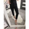 Kalhoty dlouhé elegantní dámské (S/M ONE SIZE) ITALSKÁ MÓDA IMD22387 (Velikost S/M/L, Barva Černá)