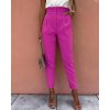 Kalhoty dlouhé elegantní dámské (S/M ONE SIZE) ITALSKÁ MÓDA IMD22387 (Velikost S/M/L, Barva Černá)