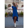 Šaty dlouhé letní krátký rukáv dámské  (S/M ONE SIZE) ITALSKÁ MODA IMD22067/DR