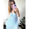 Šaty dlouhé elegantní letní šifonové bez rukávu dámské (S/M ONE SIZE) ITALSKÁ MÓDA IMD22324/DR (Velikost S/M/L, Barva béžová)
