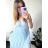 Šaty dlouhé elegantní letní šifonové bez rukávu dámské (S/M ONE SIZE) ITALSKÁ MÓDA IMD22324/DR (Velikost S/M/L, Barva béžová)