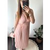 Šaty dlouhé elegantní letní šifonové bez rukávu dámské (S/M ONE SIZE) ITALSKÁ MÓDA IMD22324/DR (Velikost S/M/L, Barva béžová)
