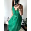Šaty dlouhé elegantní letní šifonové bez rukávu dámské (S/M ONE SIZE) ITALSKÁ MÓDA IMD22324/DR (Velikost S/M/L, Barva béžová)