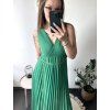 Šaty dlouhé elegantní letní šifonové bez rukávu dámské (S/M ONE SIZE) ITALSKÁ MÓDA IMD22324/DR (Velikost S/M/L, Barva béžová)