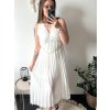 Šaty dlouhé elegantní letní šifonové bez rukávu dámské (S/M ONE SIZE) ITALSKÁ MÓDA IMD22324/DR (Velikost S/M/L, Barva béžová)