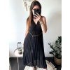 Šaty dlouhé elegantní letní šifonové bez rukávu dámské (S/M ONE SIZE) ITALSKÁ MÓDA IMD22324/DR (Velikost S/M/L, Barva béžová)