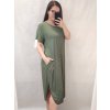 Šaty dlouhé maxi letní volnočasové krátký rukáv dámské viskoza (L/XL/2XL/3XL ONE SIZE) ITALSKÁ MÓDA IMD22382/DR (Velikost 2XL/3XL, Barva žlutá hořčicová)