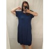 Šaty dlouhé maxi letní volnočasové krátký rukáv dámské viskoza (L/XL/2XL/3XL ONE SIZE) ITALSKÁ MÓDA IMD22382/DR (Velikost 2XL/3XL, Barva žlutá hořčicová)