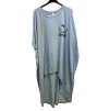 Šaty krátký rukáv dámské oversize (L/XL/2XL ONE SIZE) ITALSKÁ MÓDA IM421401 (Velikost XL/2XL, Barva bílá)