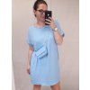 Šaty krátký rukáv s kabelkou dámské nadrozměr (XL/2XL ONE SIZE) ITALSKÁ MÓDA IM422295/DR (Velikost XL/2XL, Barva Černá)