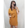 Šaty krátký rukáv s kabelkou dámské nadrozměr (XL/2XL ONE SIZE) ITALSKÁ MÓDA IM422295/DR (Velikost XL/2XL, Barva Černá)