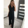 Overal dlouhý letní na ramínka dámský (S/M ONE SIZE) ITALSKÁ MÓDA IMWY22121/DR (Velikost S/M/L, Barva Černá)