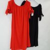 Šaty letní carmen krátký rukáv dámské nadrozměr (XL/2XL ONE SIZEl) ITALSKÁ MÓDA IMD22046/DR (Velikost XL/2XL, Barva modrá královská)